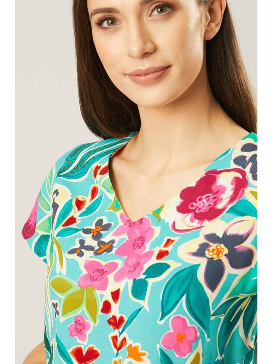 QUIOSQUE QUIOSQUE Halenka FRESH BLOUSE Barevná Regular Fit