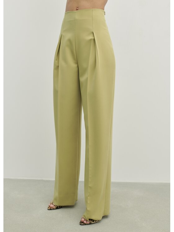 La Mania La Mania Pantalone da abito MOVE 2 Giallo Classic Fit