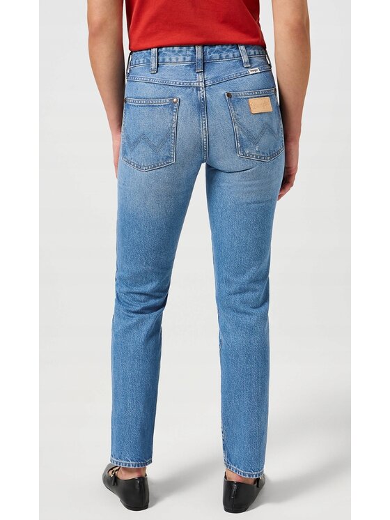 Wrangler Wrangler Jeansy Piper 653 Niebieski Slim Fit