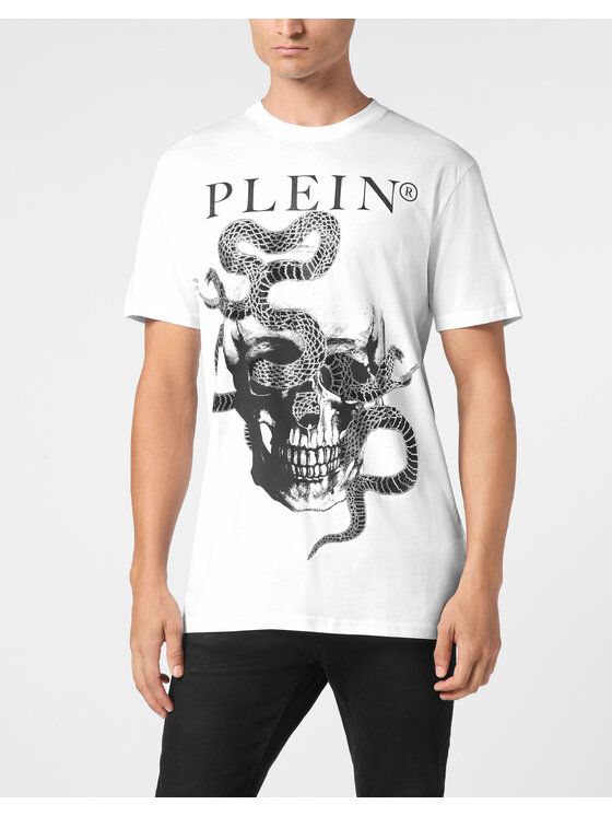 PHILIPP PLEIN PHILIPP PLEIN T-Shirt 9559 Bílá Regular Fit
