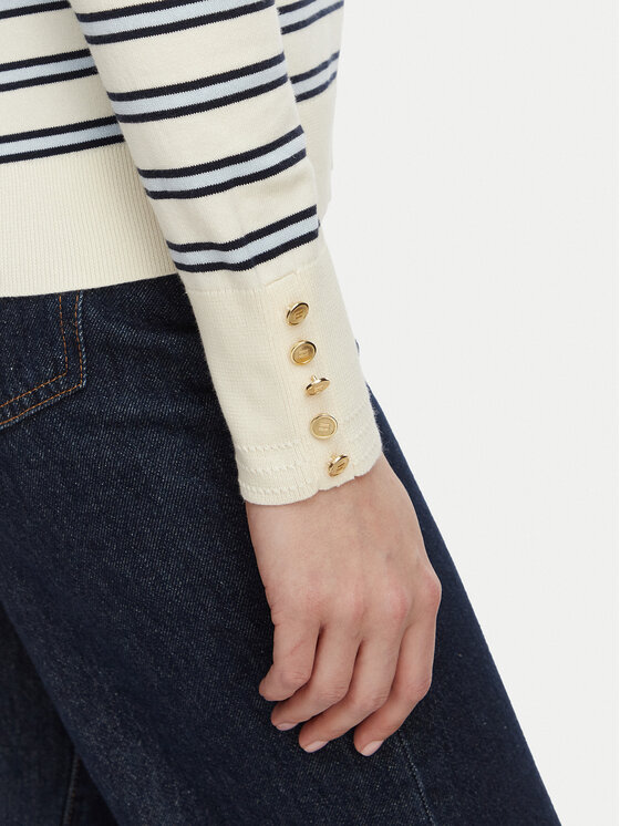 Tommy Hilfiger Tommy Hilfiger Πουλόβερ WW0WW40098 Μπεζ Regular Fit