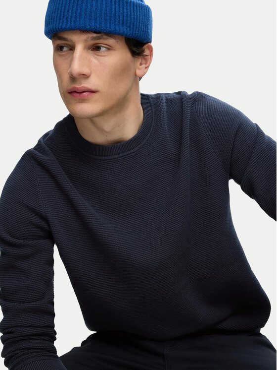Selected Homme Selected Homme Sweater 16094385 Sötétkék Regular Fit