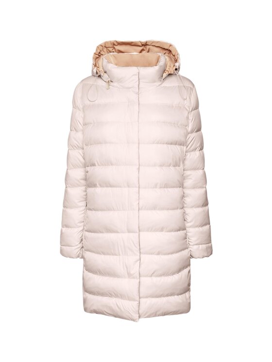 Elena Mirò Elena Mirò Giubbotto piumino F219P000147N012 Écru Regular Fit