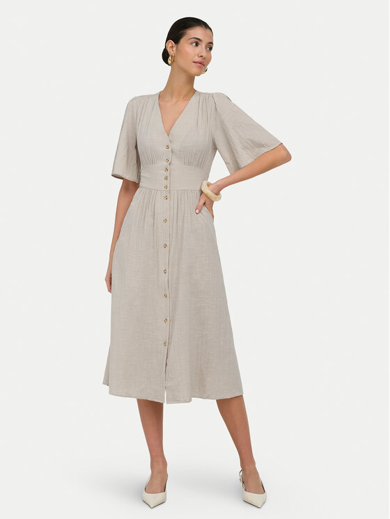 ONLY ONLY Повсякденна сукня Tizana 15373535 Бежевий Regular Fit