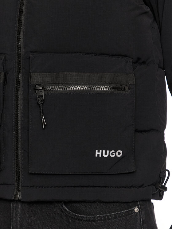HUGO Hugo Prsluk Baltino2431 50520221 Crna Slim Fit