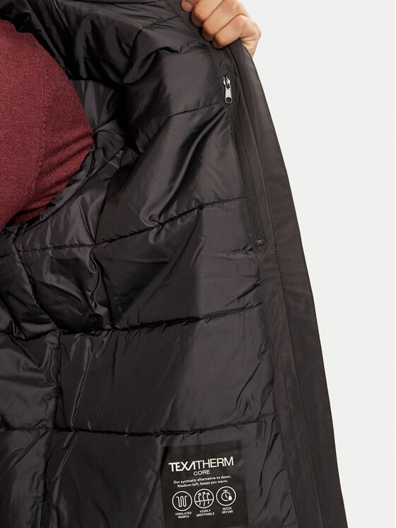 Jack Wolfskin Jack Wolfskin Outdoor striukė Jasper Ins A61872 Juoda Regular Fit