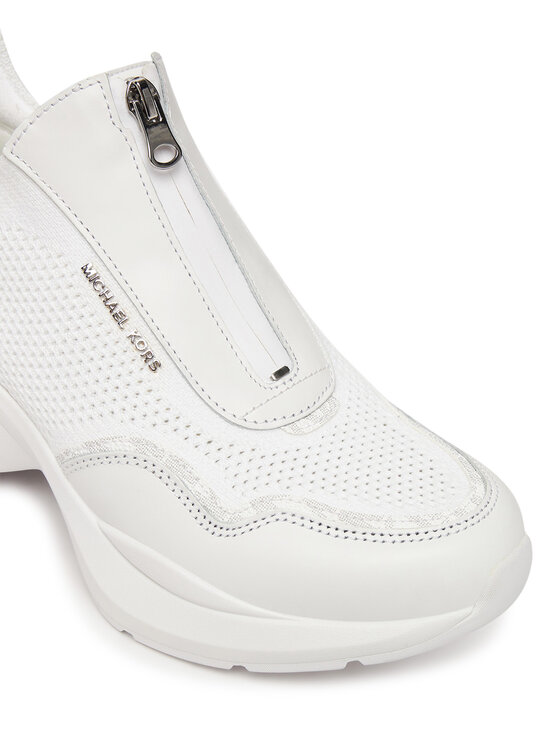 MICHAEL Michael Kors MICHAEL Michael Kors Sneakersy Zuma Mixed-Media Trainer 43F5ZUFP3L Biela