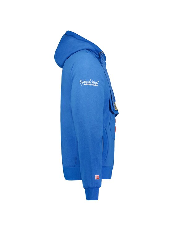 Geographical Norway Geographical Norway Bluza WU6582H/GNO-Royal Blue Niebieski Regular Fit