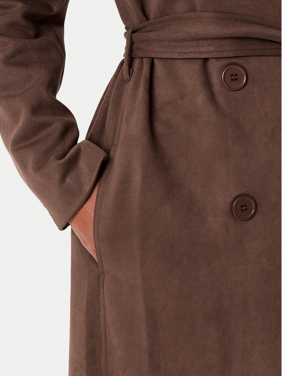 Bardot Bardot Trench Kira Vegan Suede 57053JB4 Smeđa Regular Fit