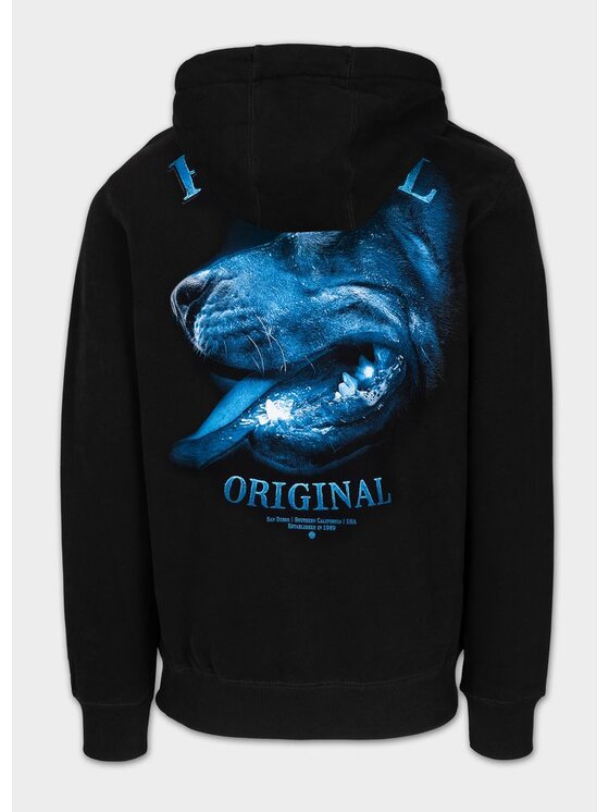 PITBULL PITBULL Bluza MIDNIGHT Czarny Regular Fit