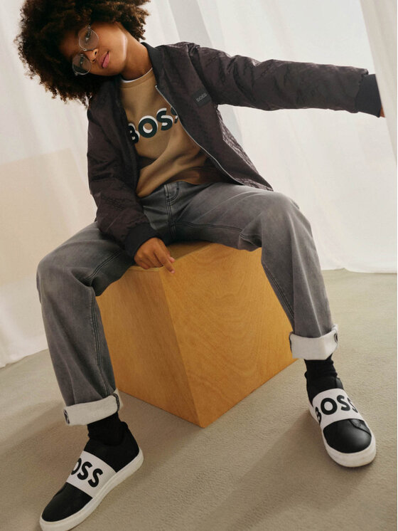 BOSS Boss Pluus J50717 S Beež Loose Fit
