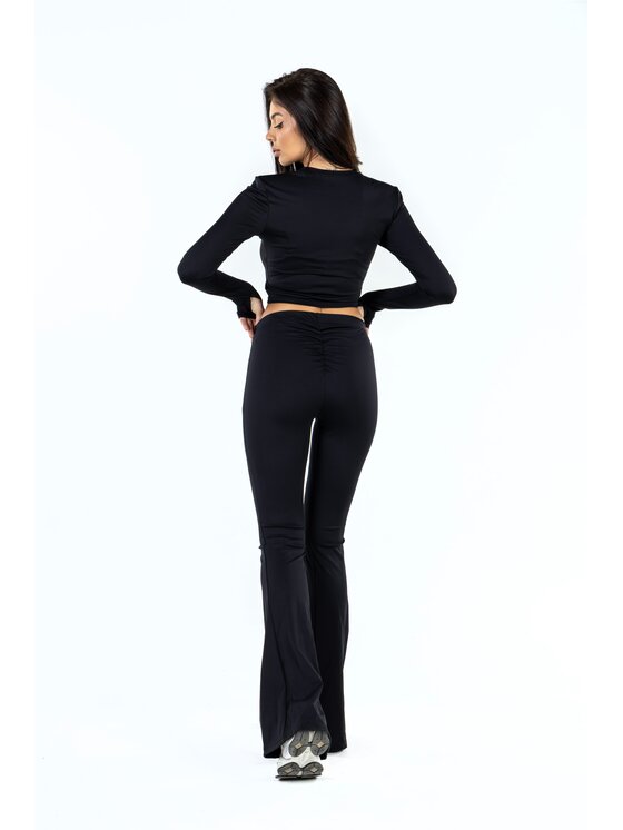 Agatha Studio Agatha Studio Komplet bluzka i spodnie A26ZS-KA-K56 Czarny Slim Fit