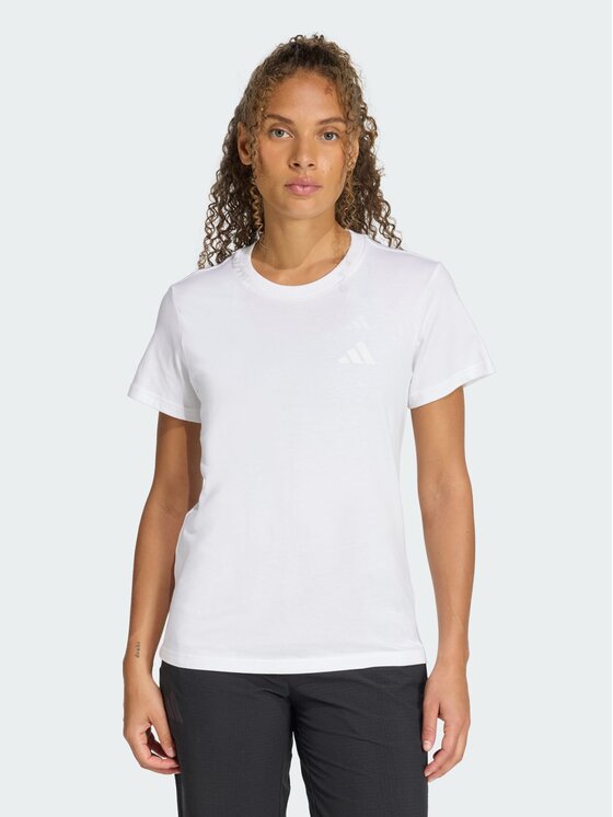 adidas adidas Koszulka techniczna 162453 Biały Regular Fit