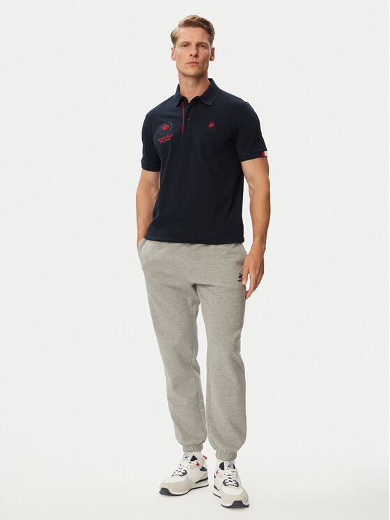 Beverly Hills Polo Club Beverly Hills Polo Club Polo P-SS26M-P2770 Tumši zils Regular Fit