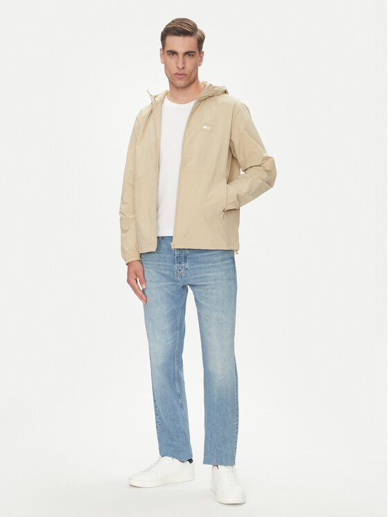 Tommy Jeans Tommy Jeans Wiatrówka Chicago DM0DM21393 Beżowy Regular Fit