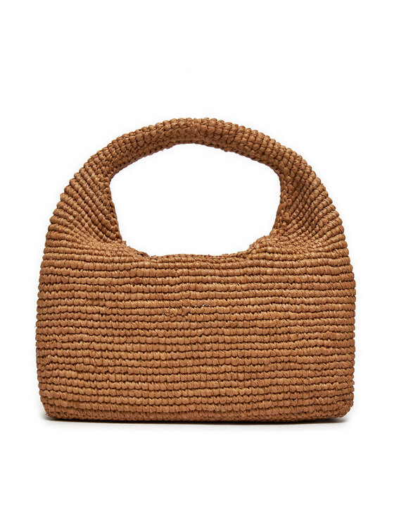Manebi Manebi Ročna torba Halfmoon Bag V 2.2 DH Rjava