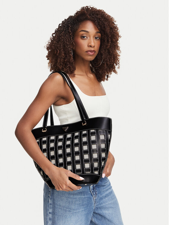 Guess Ročna torba Frankie HWWG97 36220 Rjava