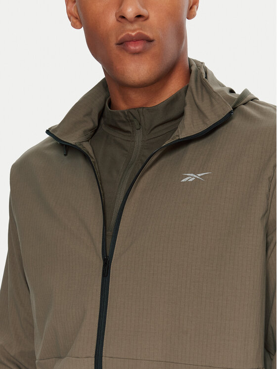Reebok Reebok Bėgimo striukė Wayne RK25175CCM Žalia Regular Fit