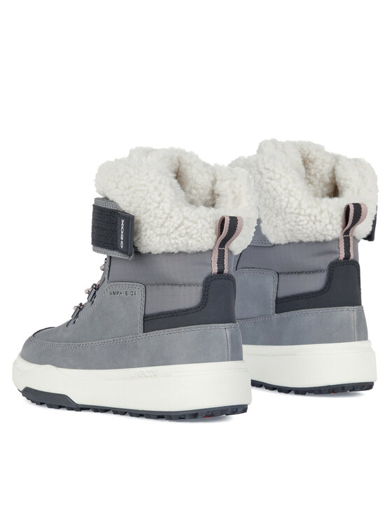 Geox Geox Ботуши J Bunshee Pg Girl B J36HSA 0MEFU C1006 S Сив