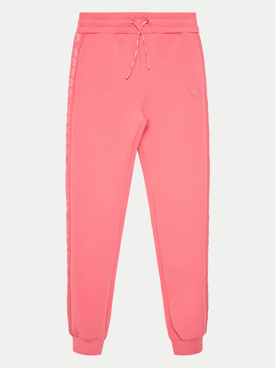 Guess Pantaloni trening J2YQ24 FL03S Roz Regular Fit