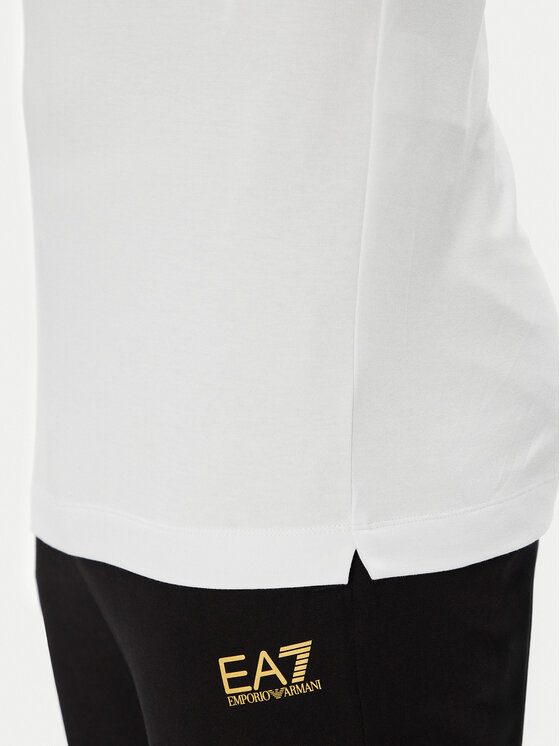 EA7 Emporio Armani EA7 Emporio Armani Polo majica 7M000300 AF13739 U0002 Bela Slim Fit