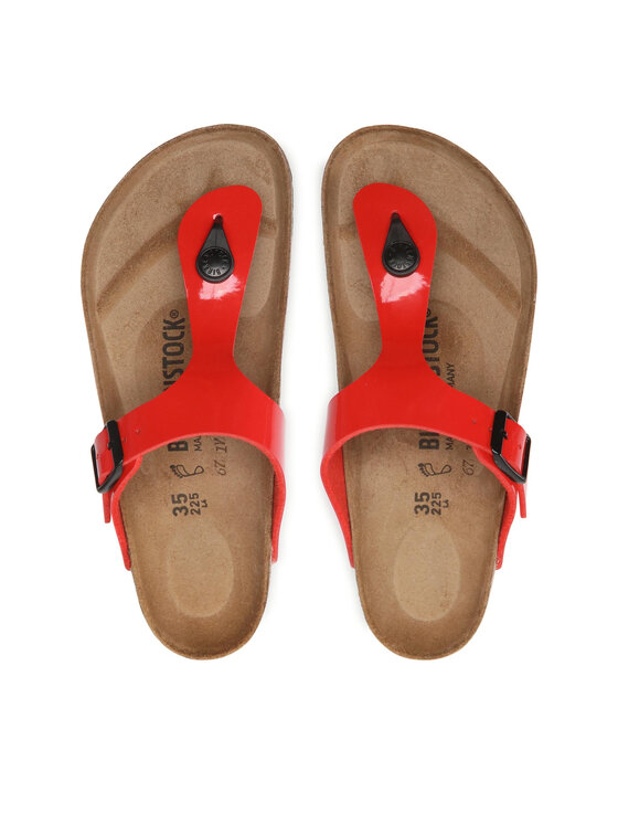 Birkenstock gizeh cherry red clearance