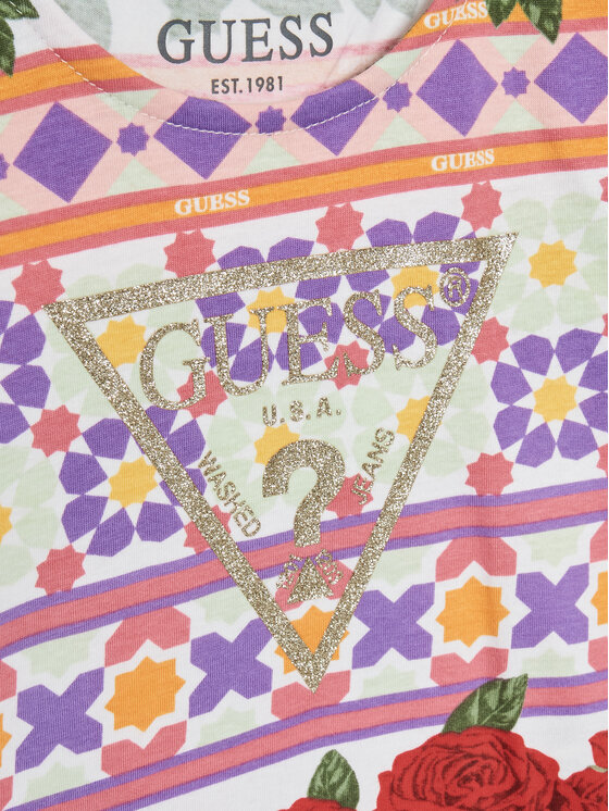 Guess Guess T-shirt K3GI05 K6YW3 Multicolore Regular Fit