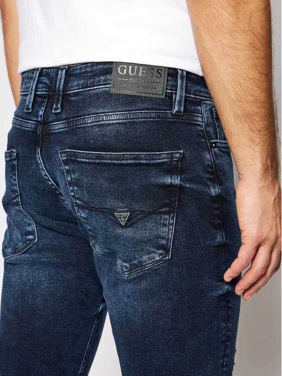 Guess Guess Blugi Skinny Fit Angels M0BAN2 D4714 Bleumarin Skinny Fit