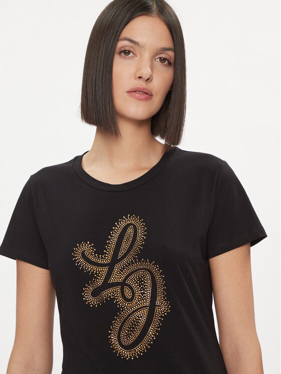 Liu Jo Liu Jo Tricou WA4051 JS923 Negru Regular Fit