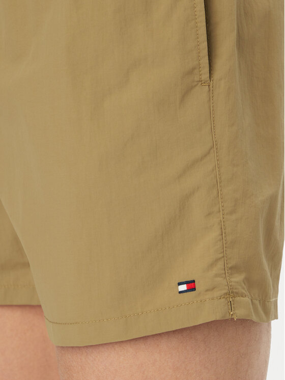 Tommy Hilfiger Tommy Hilfiger Plavecké šortky UM0UM03477 Khaki Regular Fit