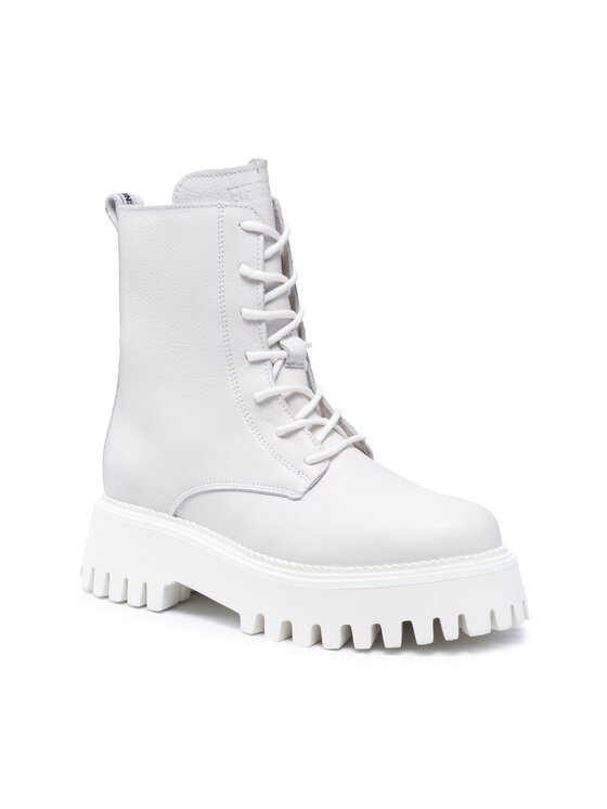 Bronx Bronx Trapper stila apavi 47283-AA Balts