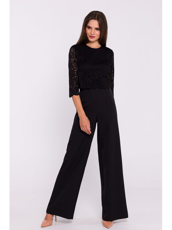Stylove Damski Stylove Kombinezon, rozmiar XXL Czarny, S381