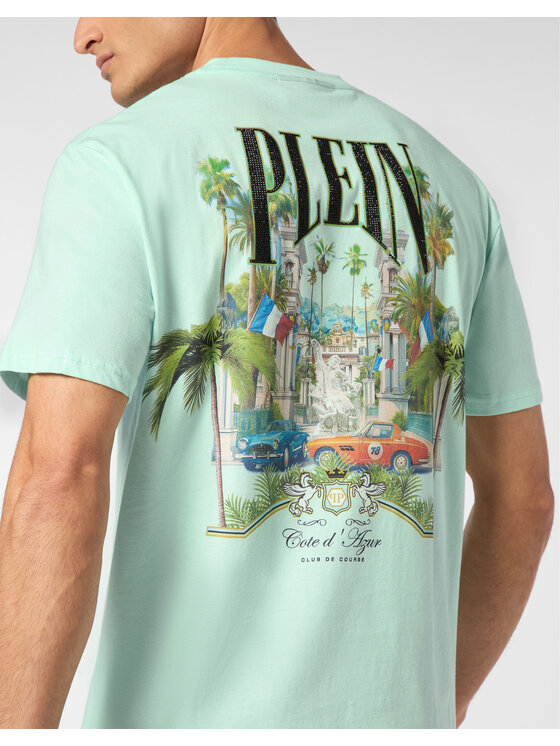 PHILIPP PLEIN PHILIPP PLEIN T-Shirt 24929 Zielony Regular Fit