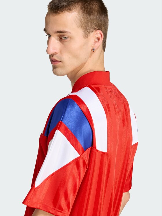 adidas adidas Koszulka techniczna 172417 Czerwony Regular Fit