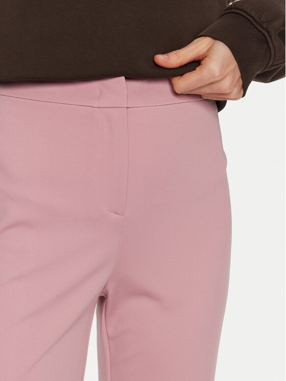 PINKO PINKO Medžiaginės kelnės Hulka 100054 A0HM Rožinė Regular Fit