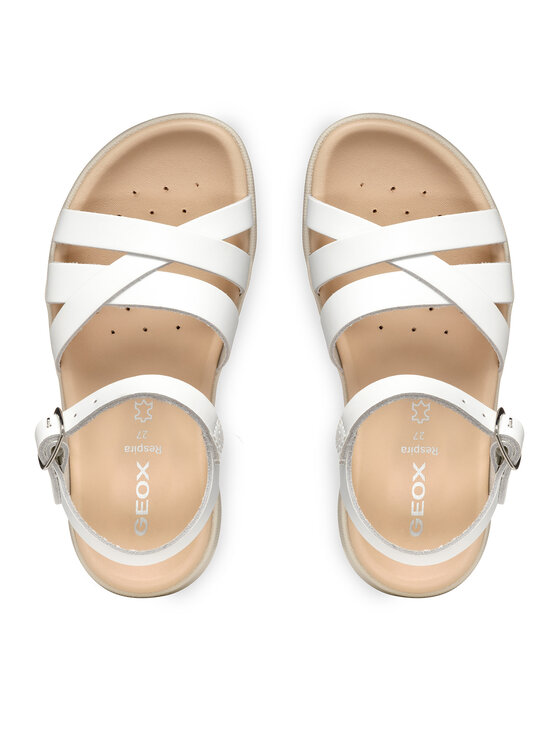 Geox Geox Sandały J Soleima Gir J45GSA 43 C1000 M Biały