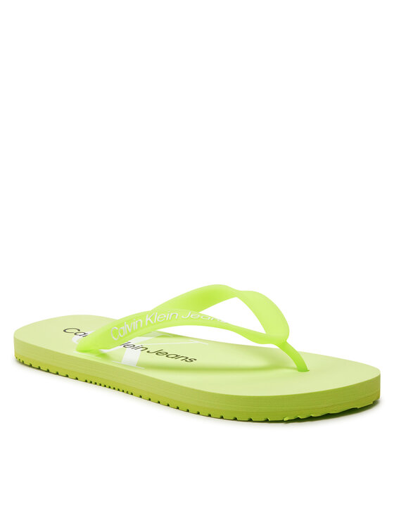 Calvin Klein Jeans Calvin Klein Jeans Σαγιονάρες Beach Sandal Monologo Tpu YW0YW01246 Πράσινο