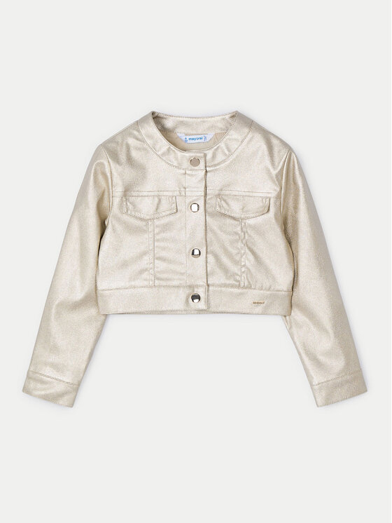 Mayoral Mayoral Prehodna jakna 3404 Zlata Slim Fit