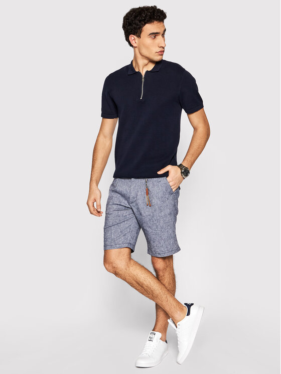 Pantaloncini di tessuto Milton 12188357 Blu scuro