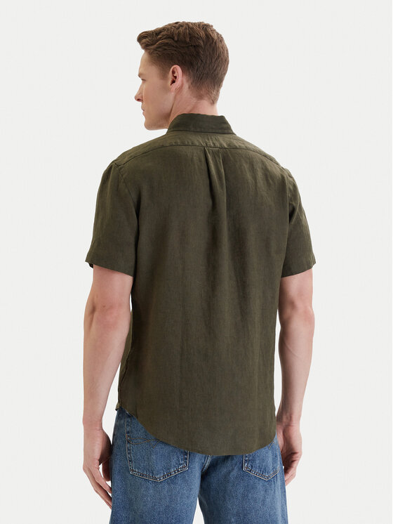 Polo Ralph Lauren Polo Ralph Lauren Koszula 710968912503 Zielony Regular Fit