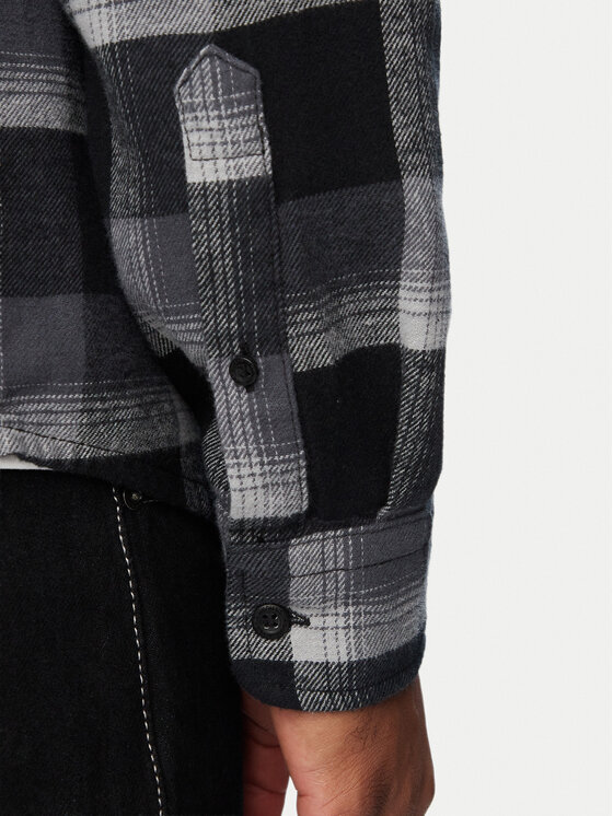 Quiksilver Quiksilver Hemd Motherfly Plaid EQYWT04712 Schwarz Regular Fit