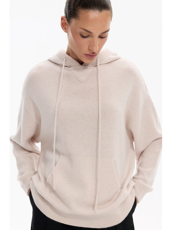 Deni Cler Milano Deni Cler Milano Bluza T-DC-W456-F5-90-13-1 Beżowy Regular Fit