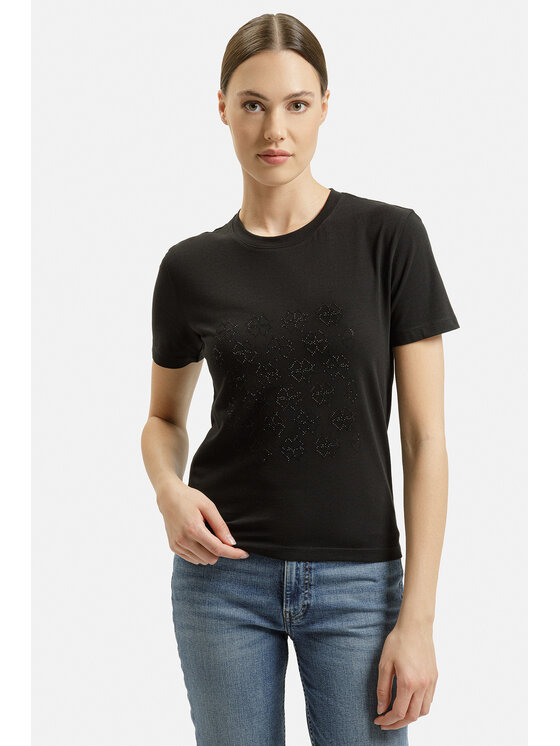 Cross Jeans Cross Jeans T-Shirt 56237-020 Czarny