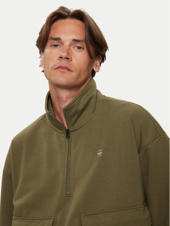 G-Star Raw G-Star Raw Bluza Rovic D25096 D566 B230 Zielony Loose Fit