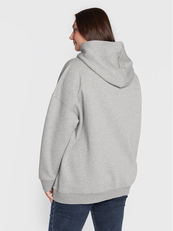 Felpa College Argyle DW0DW12053 Grigio Oversize