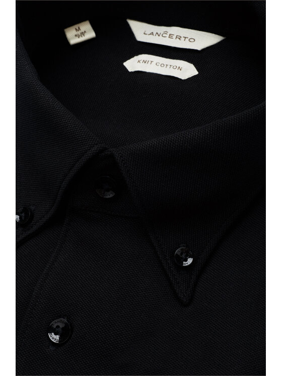 Lancerto Lancerto Koszula Marenzi Regular KO073126000069 Czarny Regular Fit