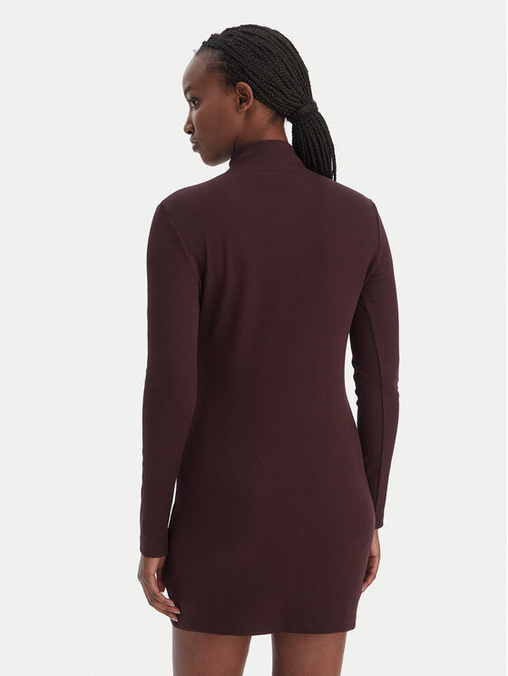 Calvin Klein Jeans Calvin Klein Jeans Kleid für den Alltag LV047E204G Braun Slim Fit