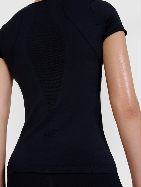 4F 4F Koszulka techniczna COMMON GROUND Czarny Compression Fit