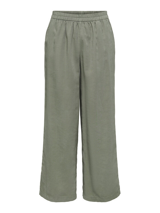 ONLY ONLY Pantaloni di tessuto Aris 15337956 Verde Straight Fit