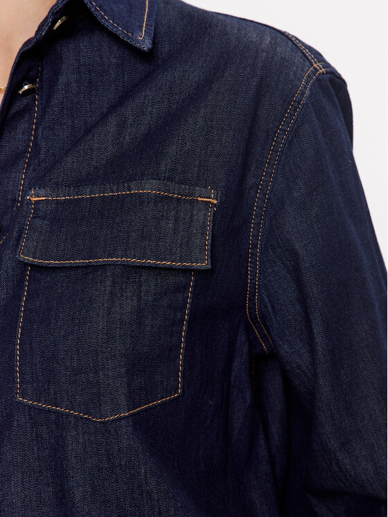 Liu Jo Liu Jo Jeans srajca UF3161 D4555 Mornarsko modra Regular Fit